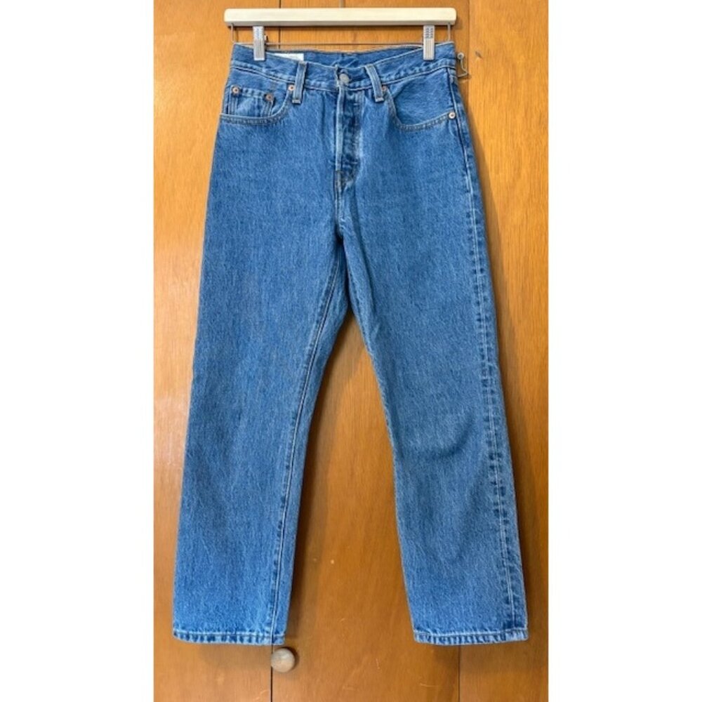 LEVI'S 501® ORIGINAL CROPPED JEANS, SIZE: 25, LIKE NEW